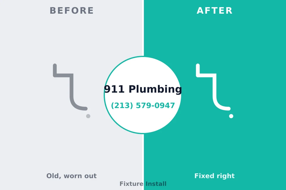 Before and after: plumbing repair Pukalani, HI